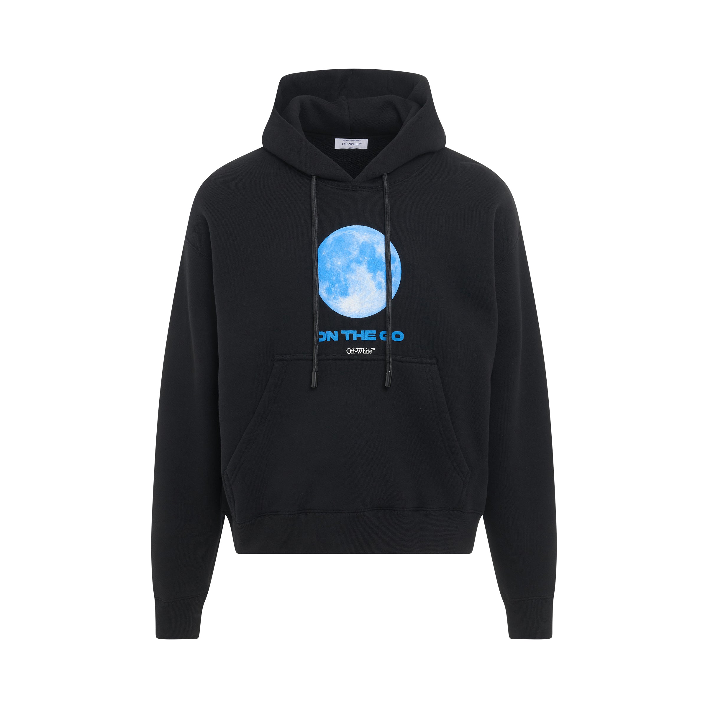 Onthego Moon Skate Fit Hoodie in Black