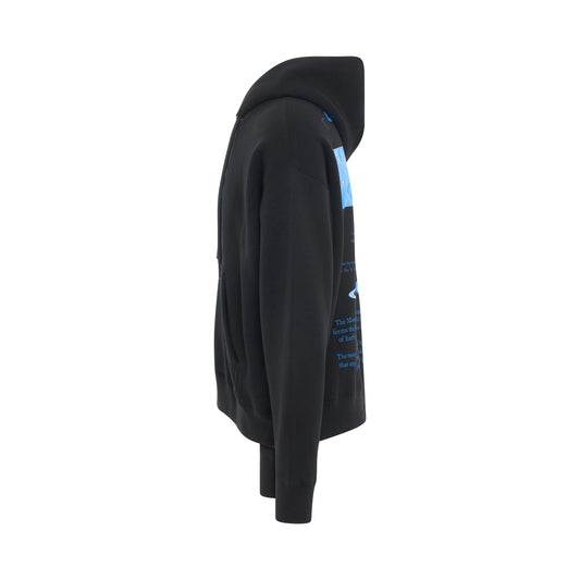 Onthego Moon Skate Fit Hoodie in Black