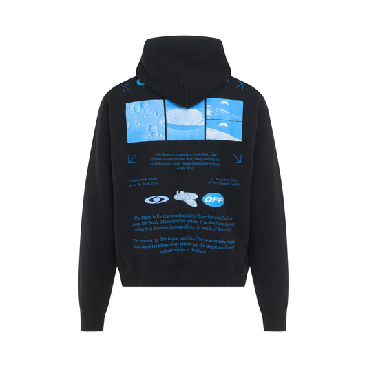 Onthego Moon Skate Fit Hoodie in Black