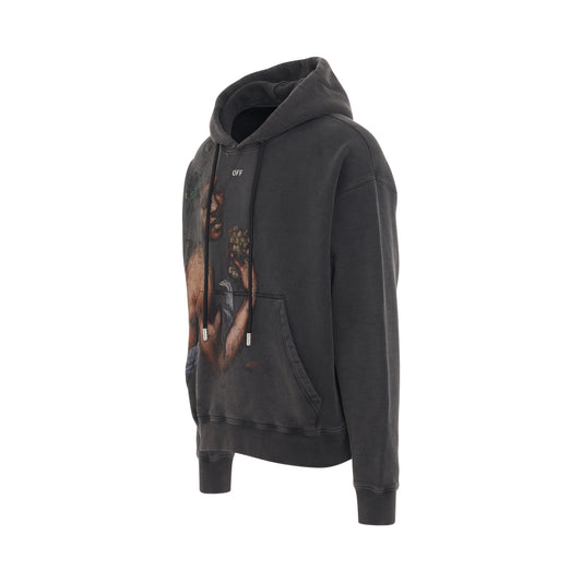 Bacchus Skate Fit Hoodie in Black