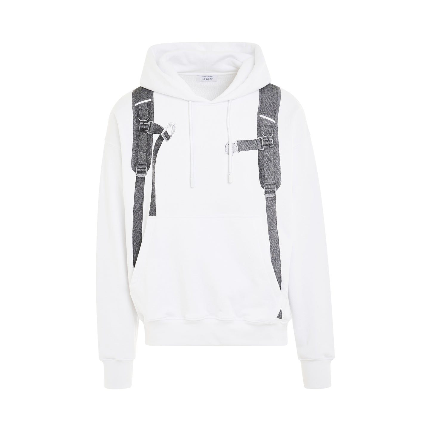 Backpack Skate Fit Hoodie in White