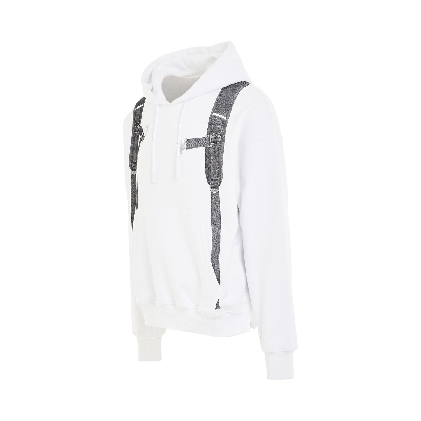 Backpack Skate Fit Hoodie in White