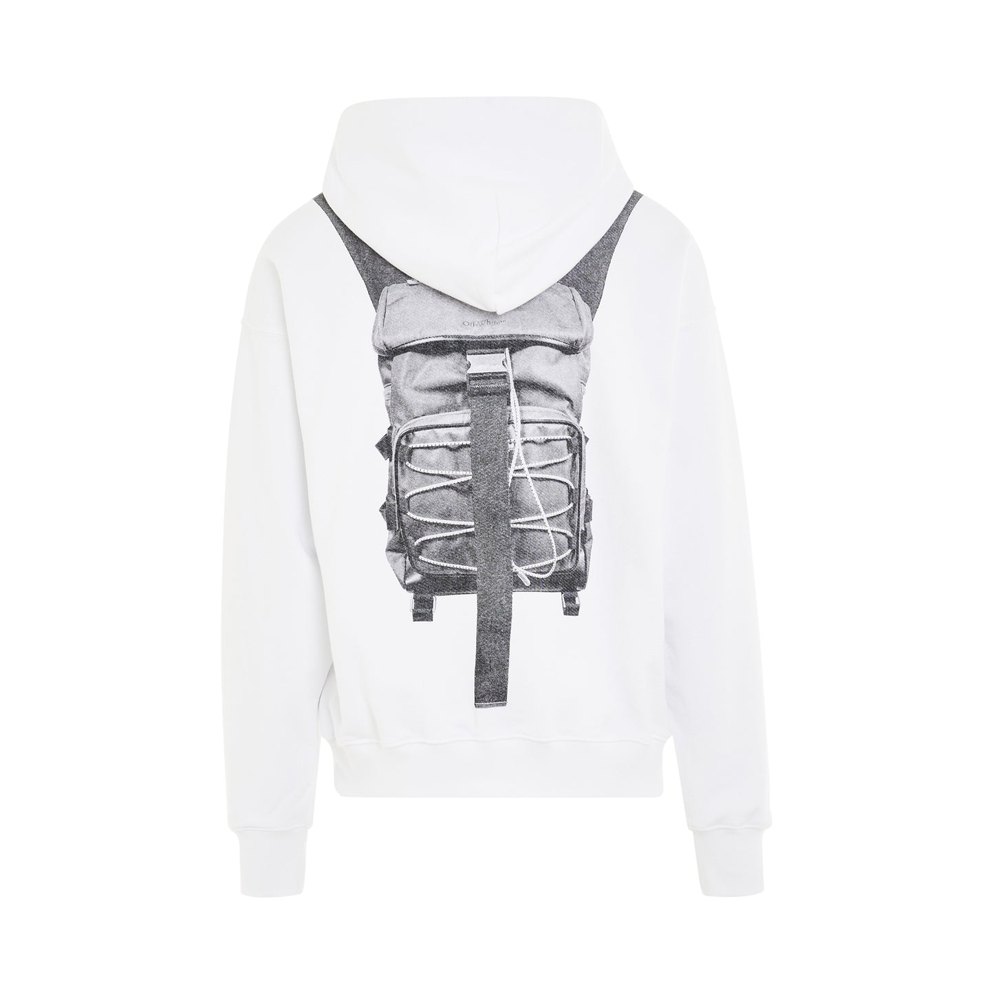 Backpack Skate Fit Hoodie in White