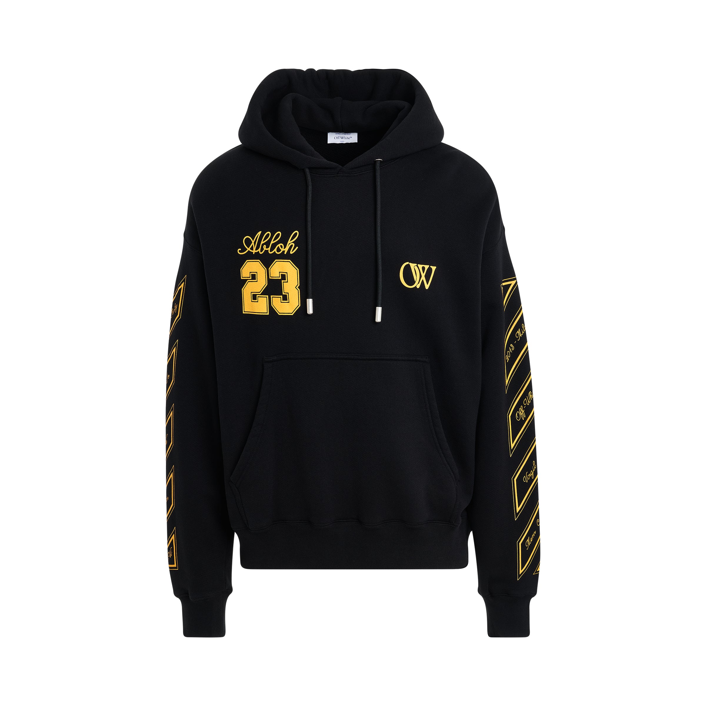 23 Logo Skate Hoodie in Black/Gold