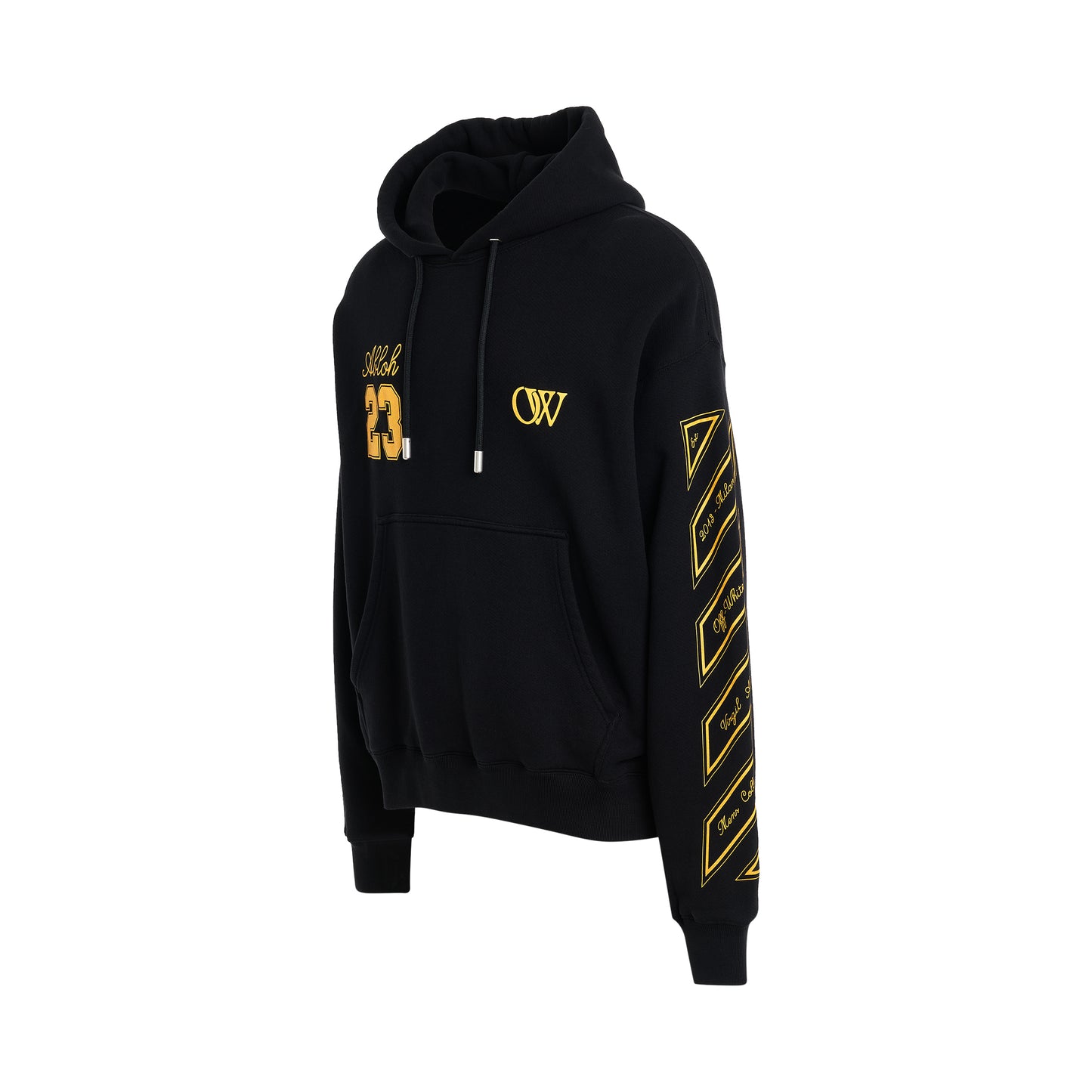 23 Logo Skate Hoodie in Black/Gold