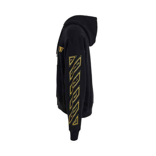 23 Logo Skate Hoodie in Black/Gold