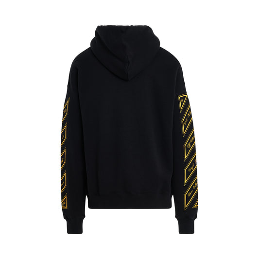 23 Logo Skate Hoodie in Black/Gold