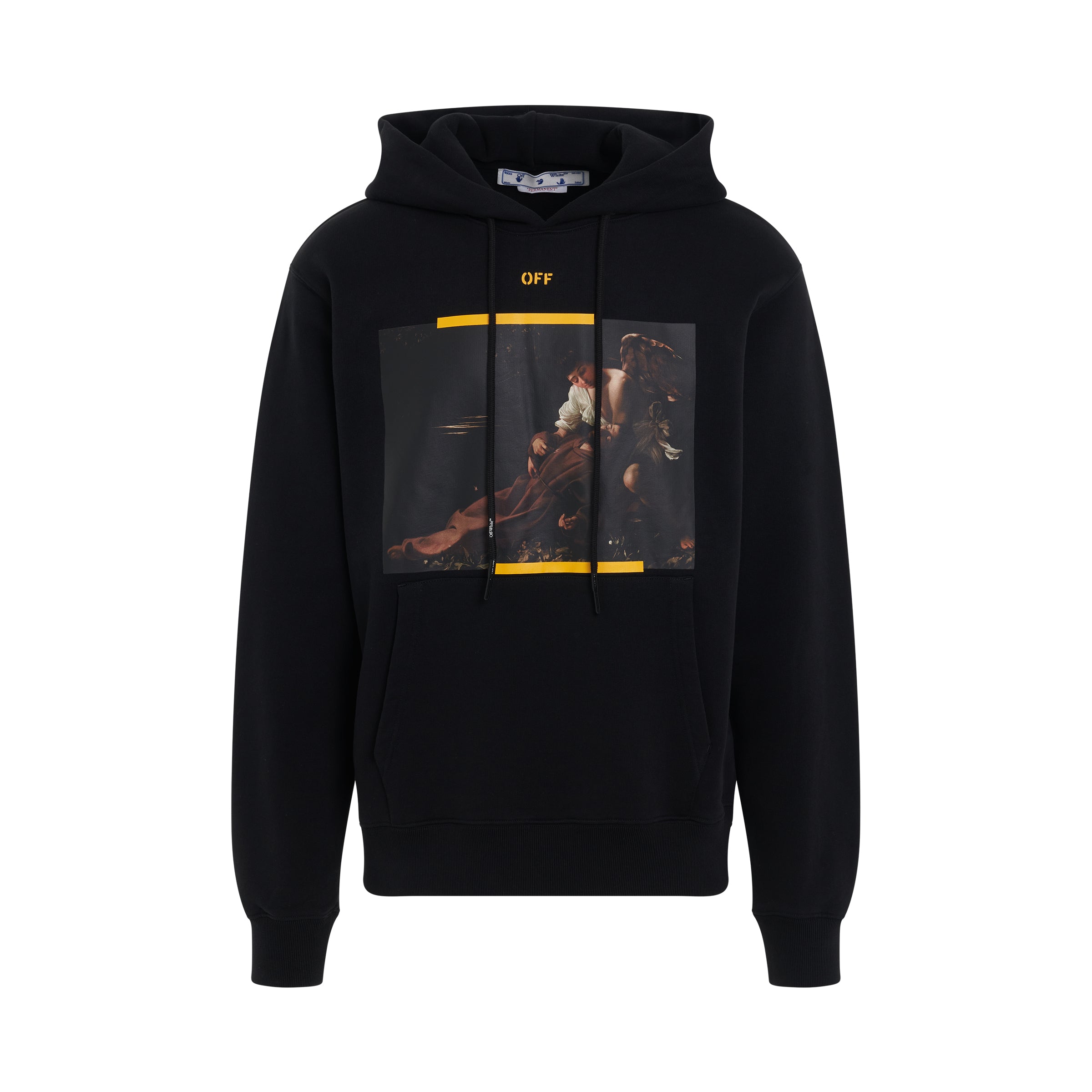 Caravaggio Arrow St. Francis Slim Fit Hoodie in Black/White