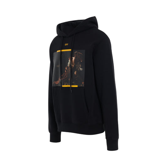 Caravaggio Arrow St. Francis Slim Fit Hoodie in Black/White