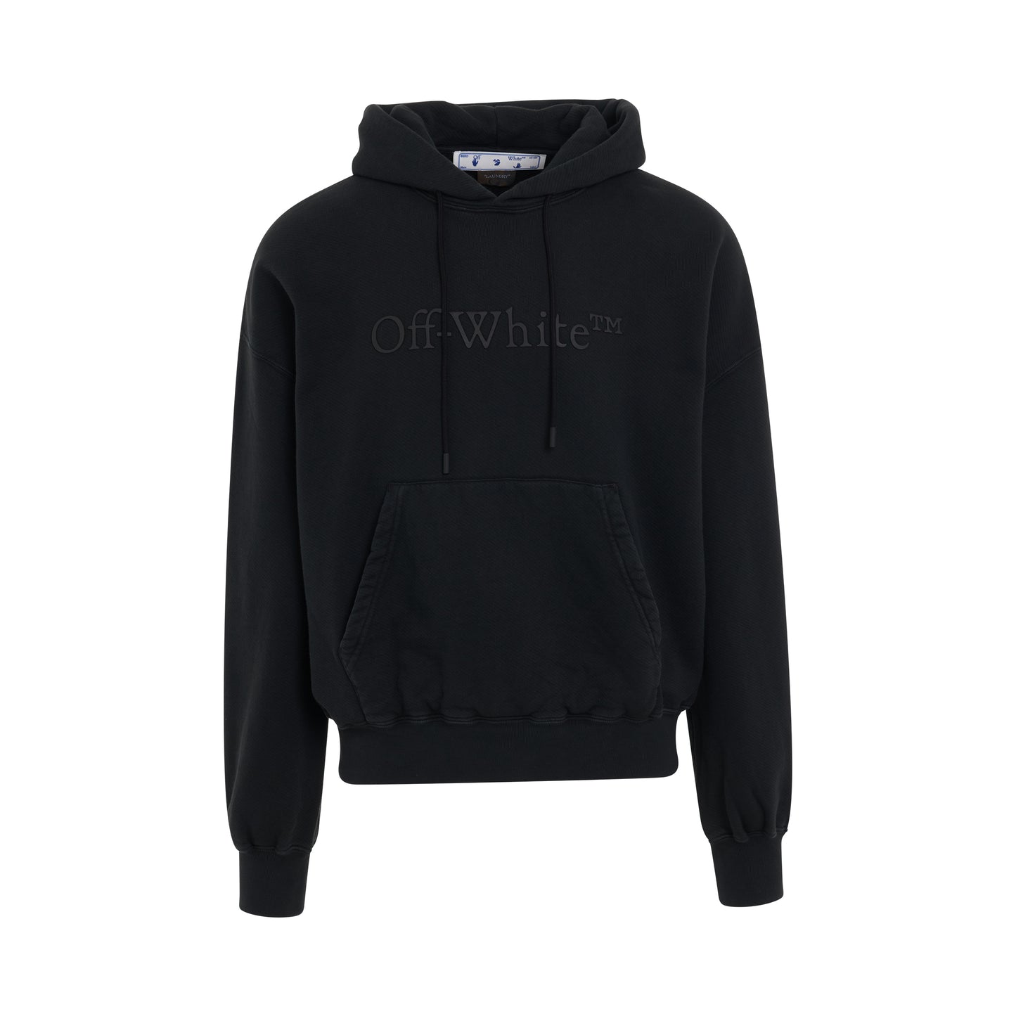 Bookish Laundry Boxy Hoodie in Black