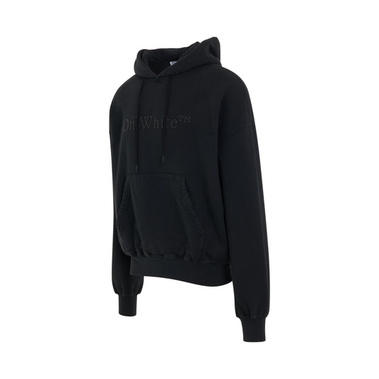 Bookish Laundry Boxy Hoodie in Black