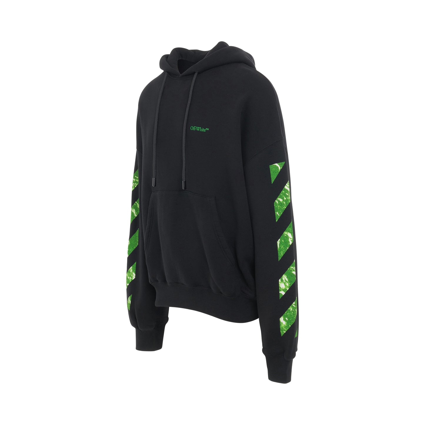 Moon Tab Oversize Hoodie in Black