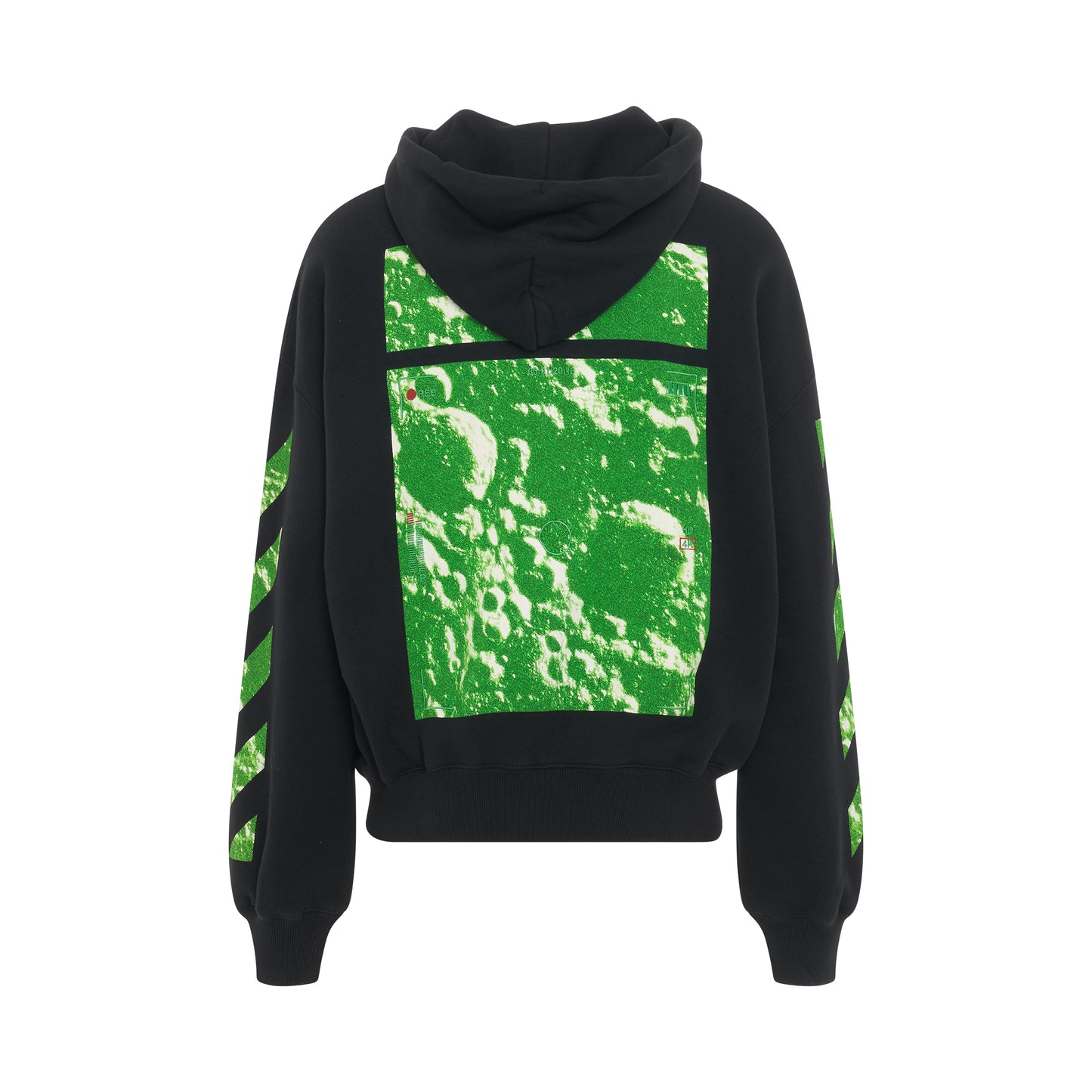 Moon Tab Oversize Hoodie in Black