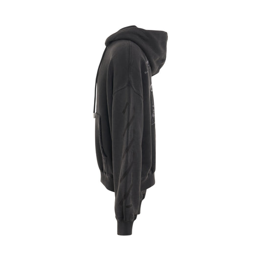 St Matthew Oversize Hoodie in Black