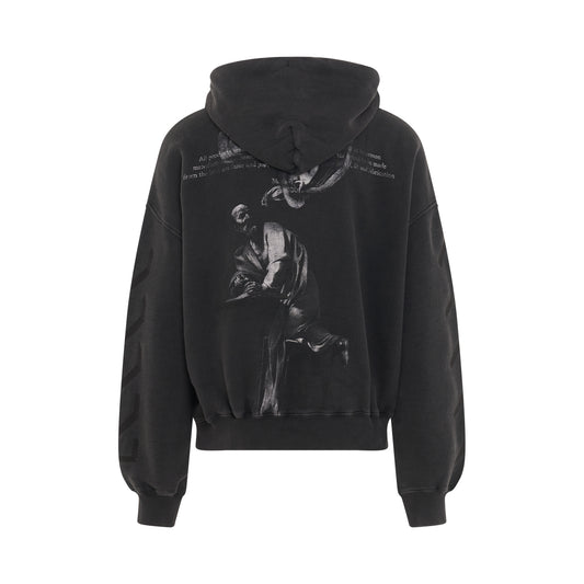 St Matthew Oversize Hoodie in Black