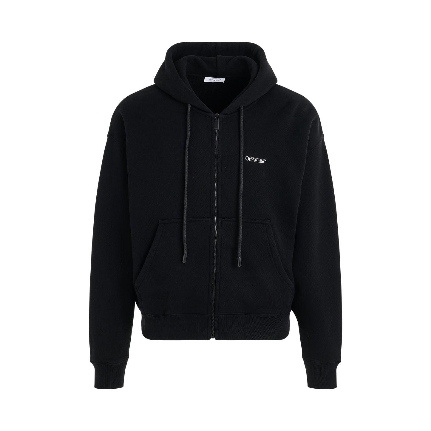 Lunar Arrow Skate Fit Zip Hoodie in Black