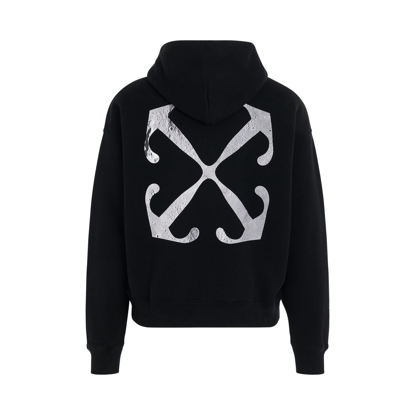 Lunar Arrow Skate Fit Zip Hoodie in Black