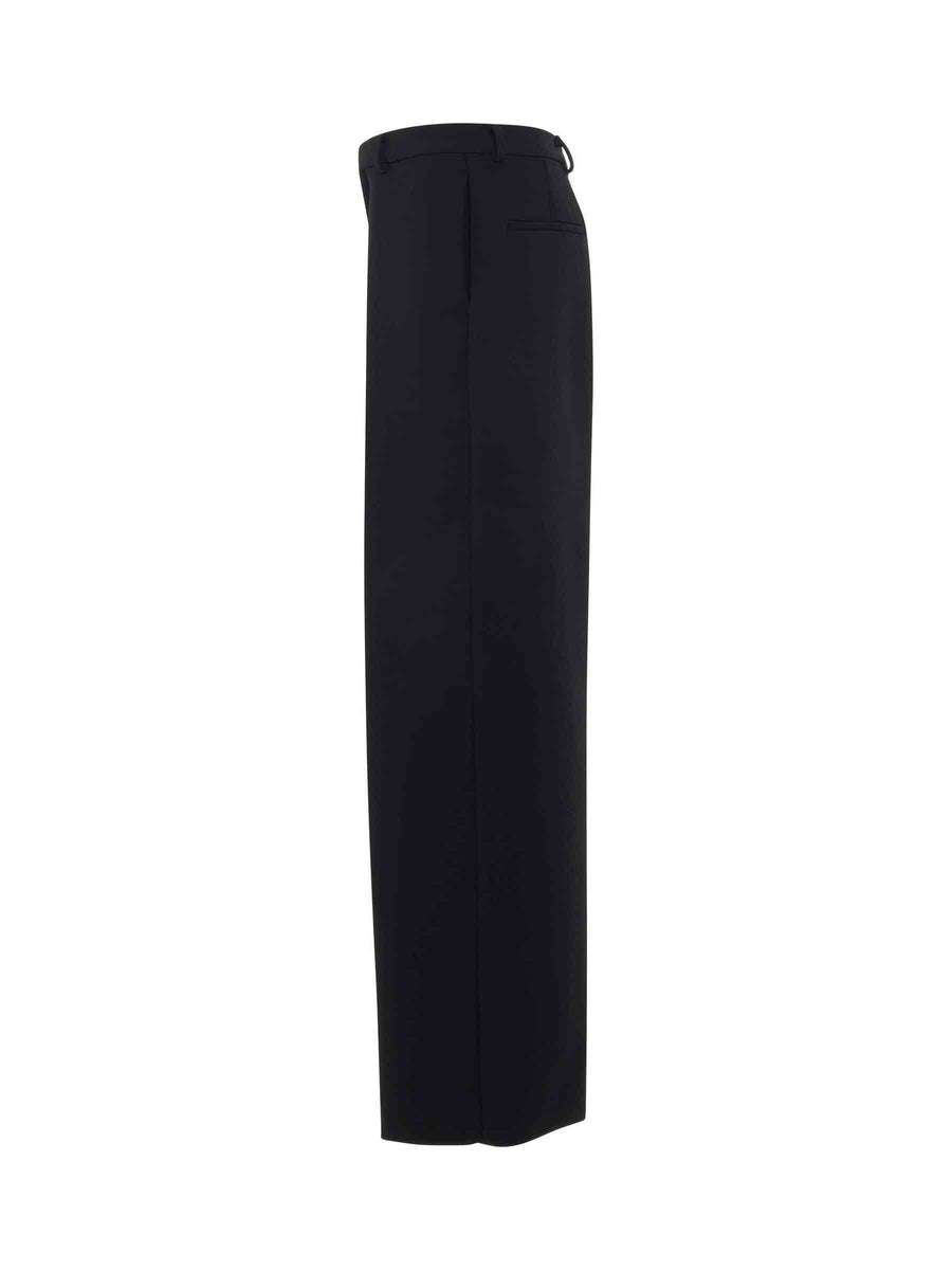 OW Embroidered Tailor Pant in Black