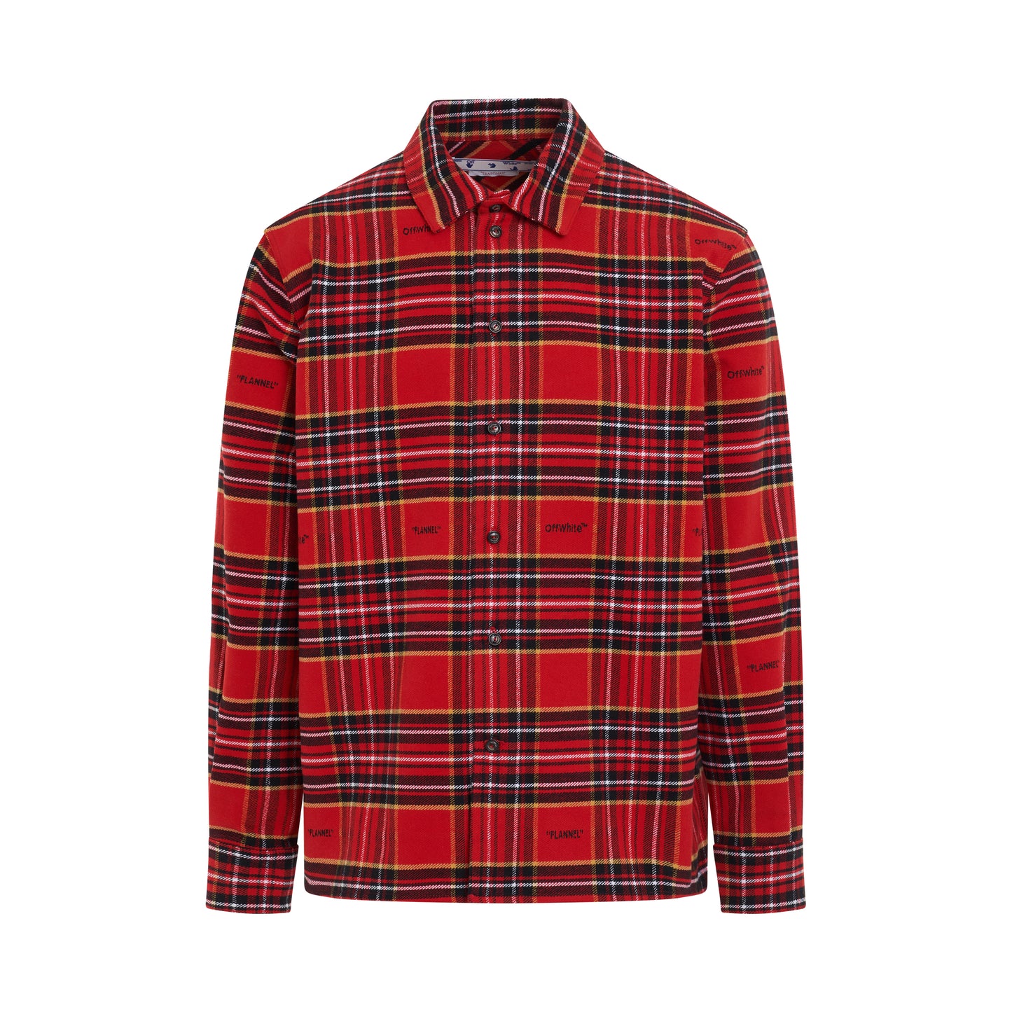 Flannel Skate Fit Shirt in Red/Black