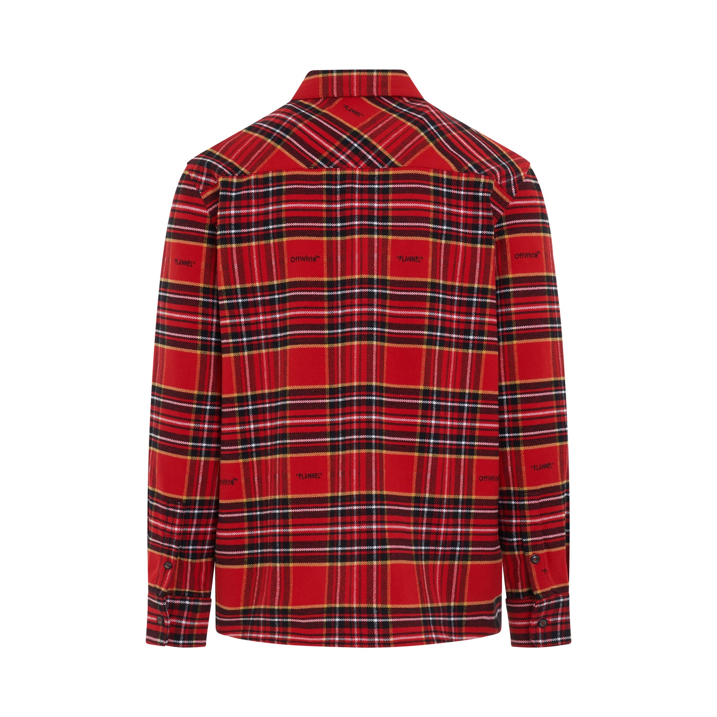 Flannel Skate Fit Shirt in Red/Black