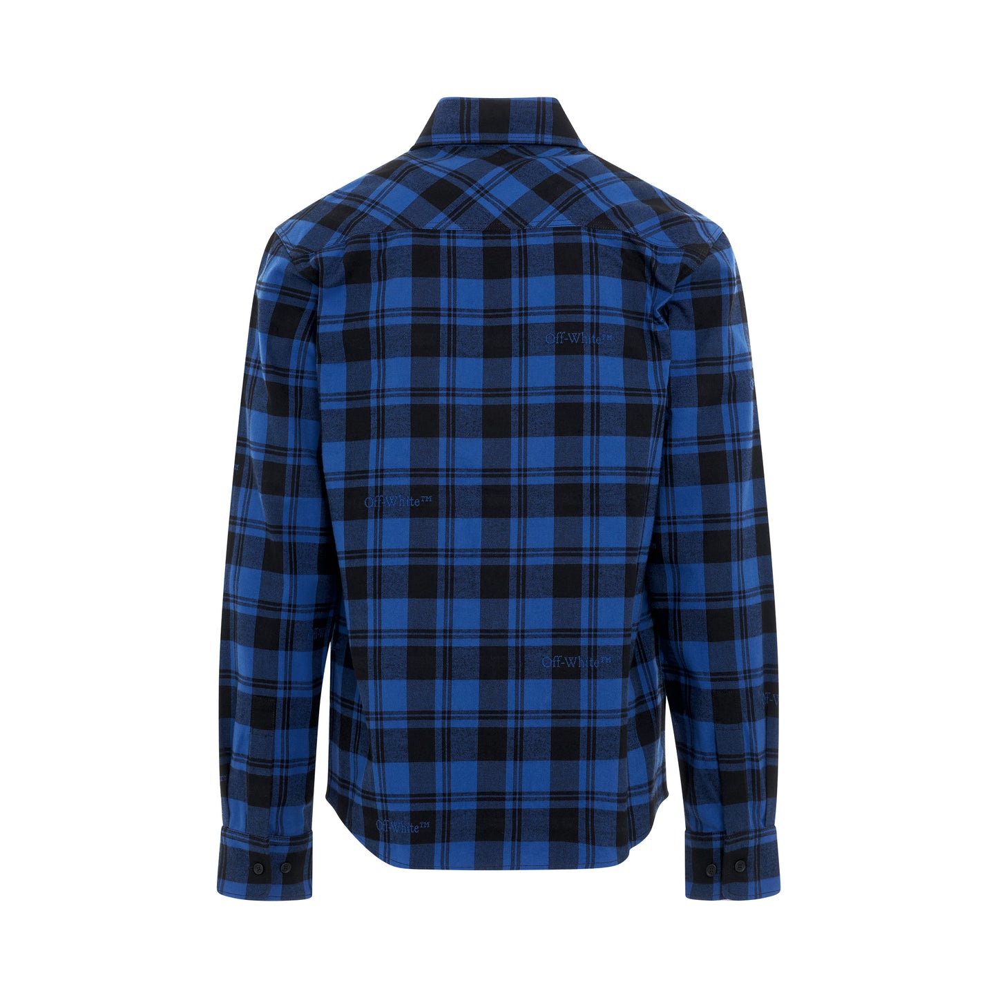 Check Flannel Shirts in Dark Blue/Black