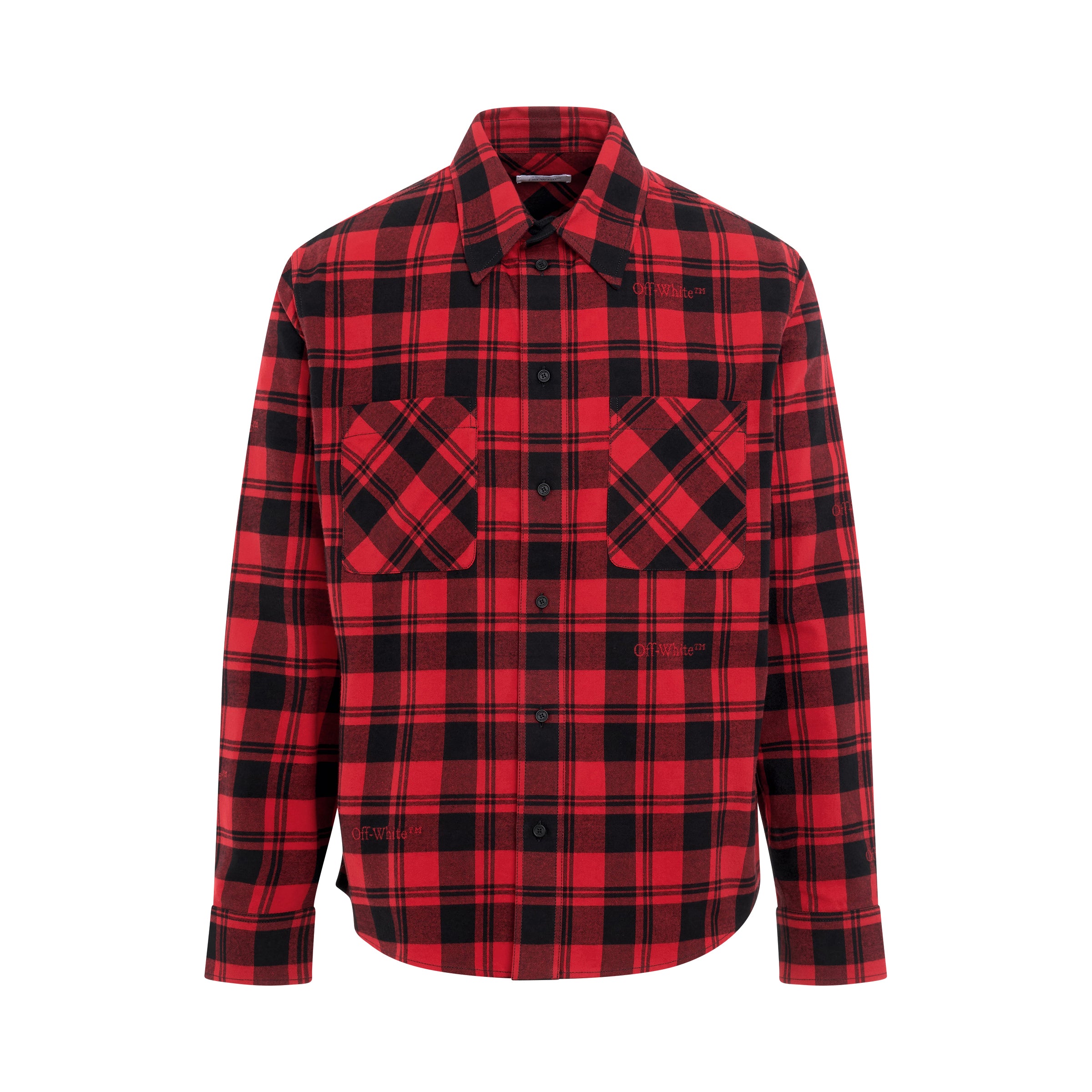 Check Flannel Shirts in Red/Black