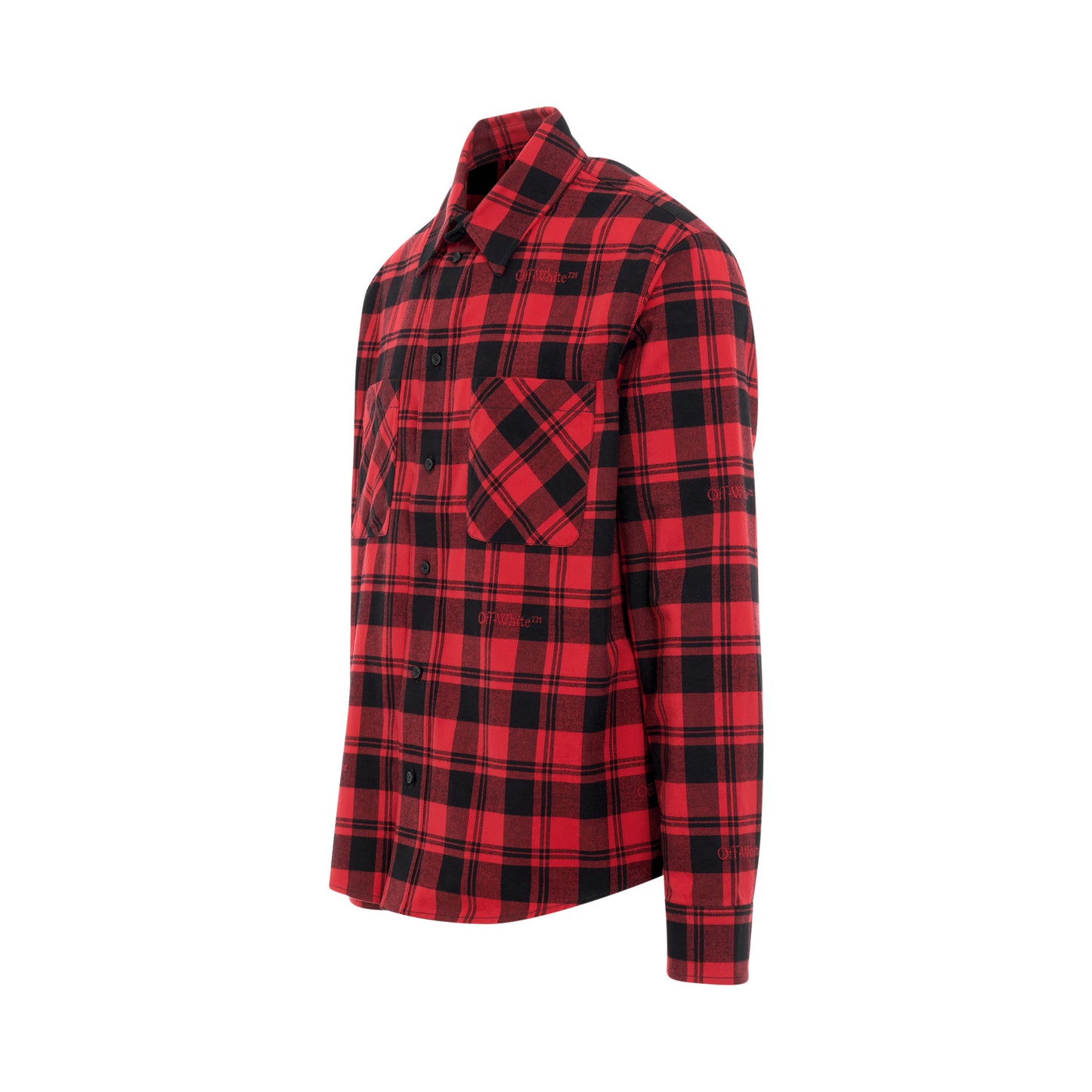 Check Flannel Shirts in Red/Black