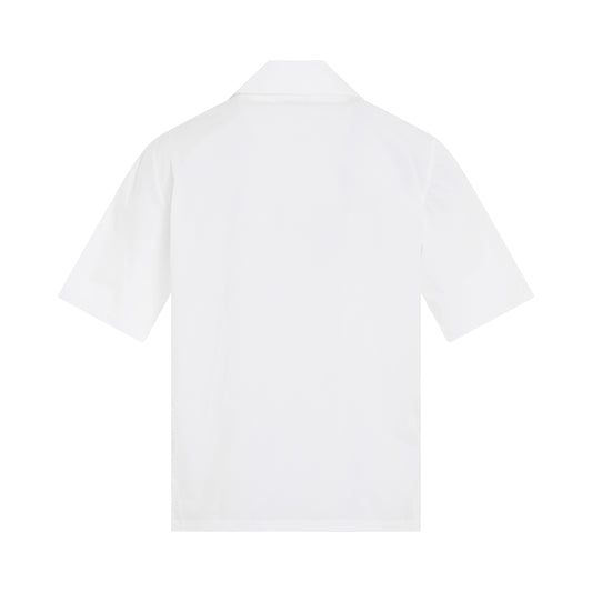 Wave Off Holiday Shirt in White/Black