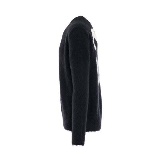 Mohair Arrow OW Knitwear in Black