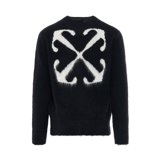 Mohair Arrow OW Knitwear in Black