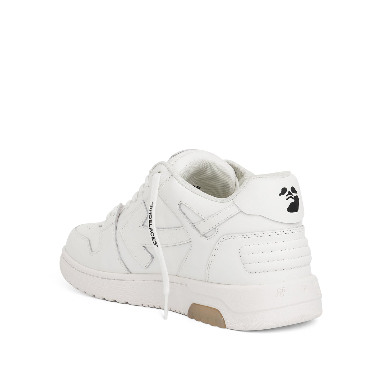 Out Of Office Leather Sneaker in White
