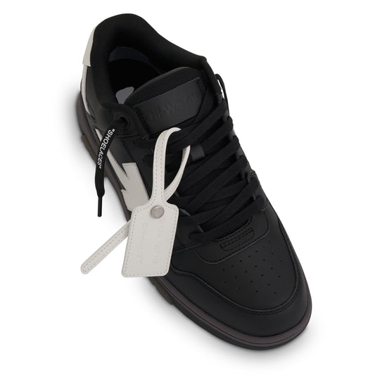 Out Of Office Calf Leather Sneaker in Black