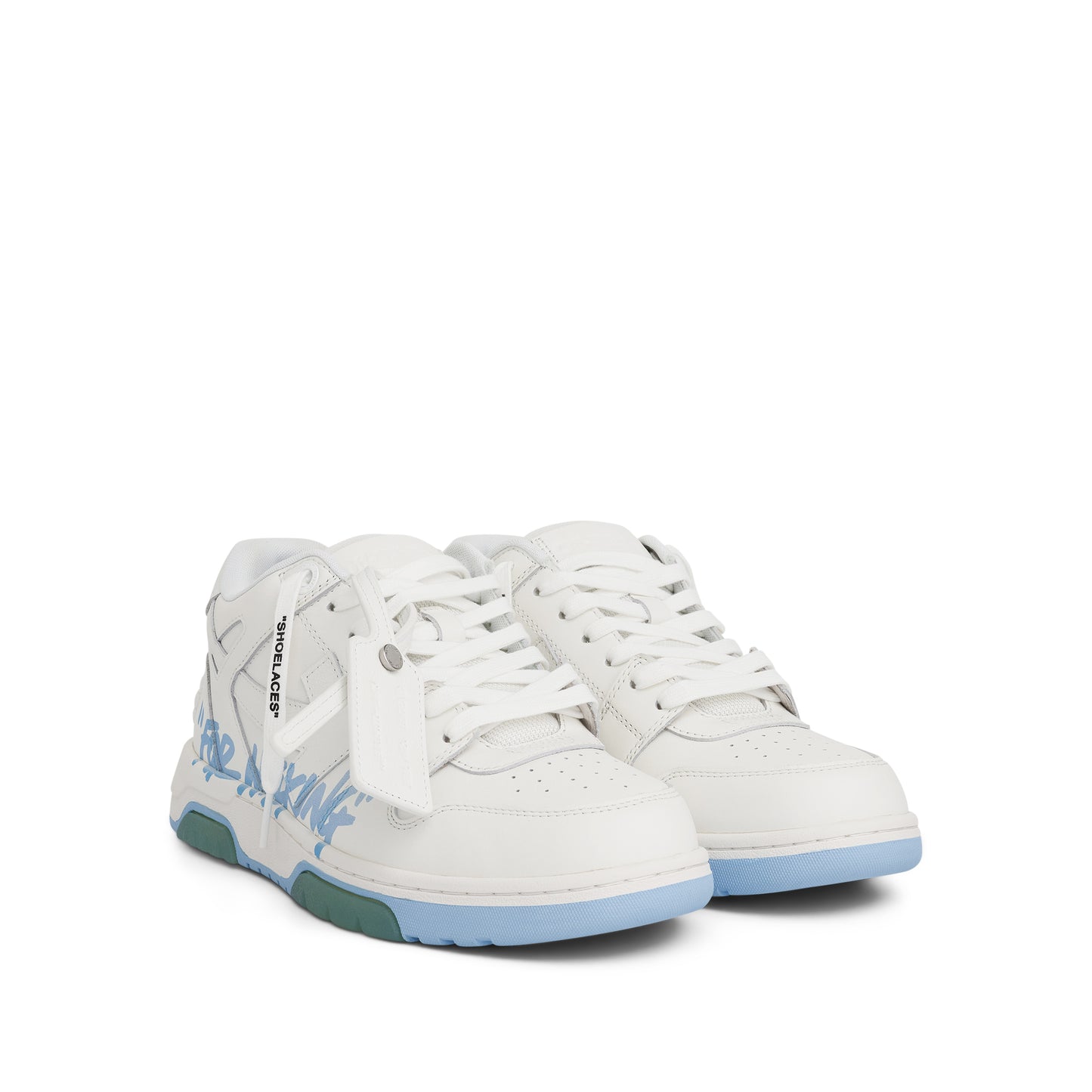 Out Of Office 'For Walking' Sneaker in White/Light Blue