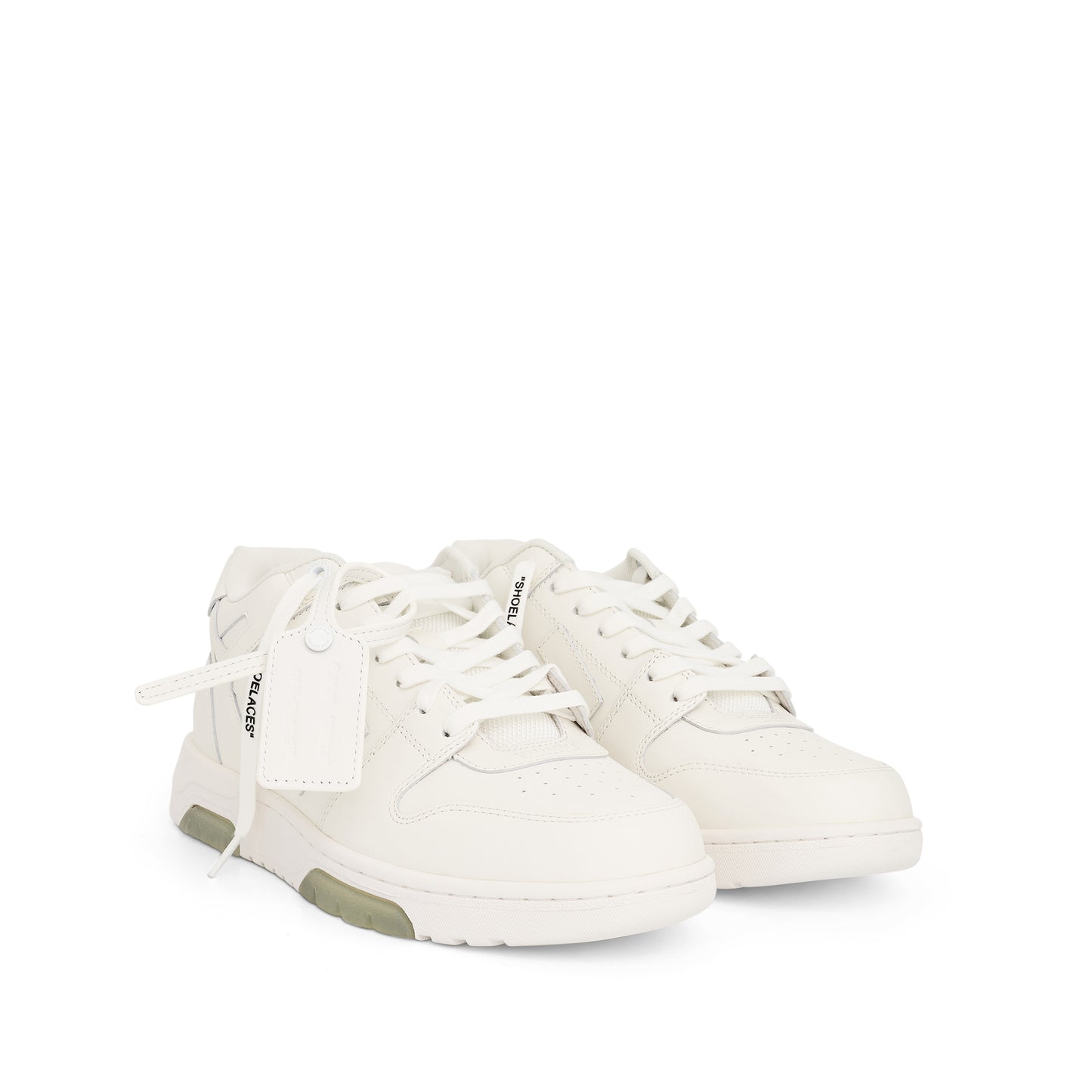 Out Of Office Leather Sneakers in White