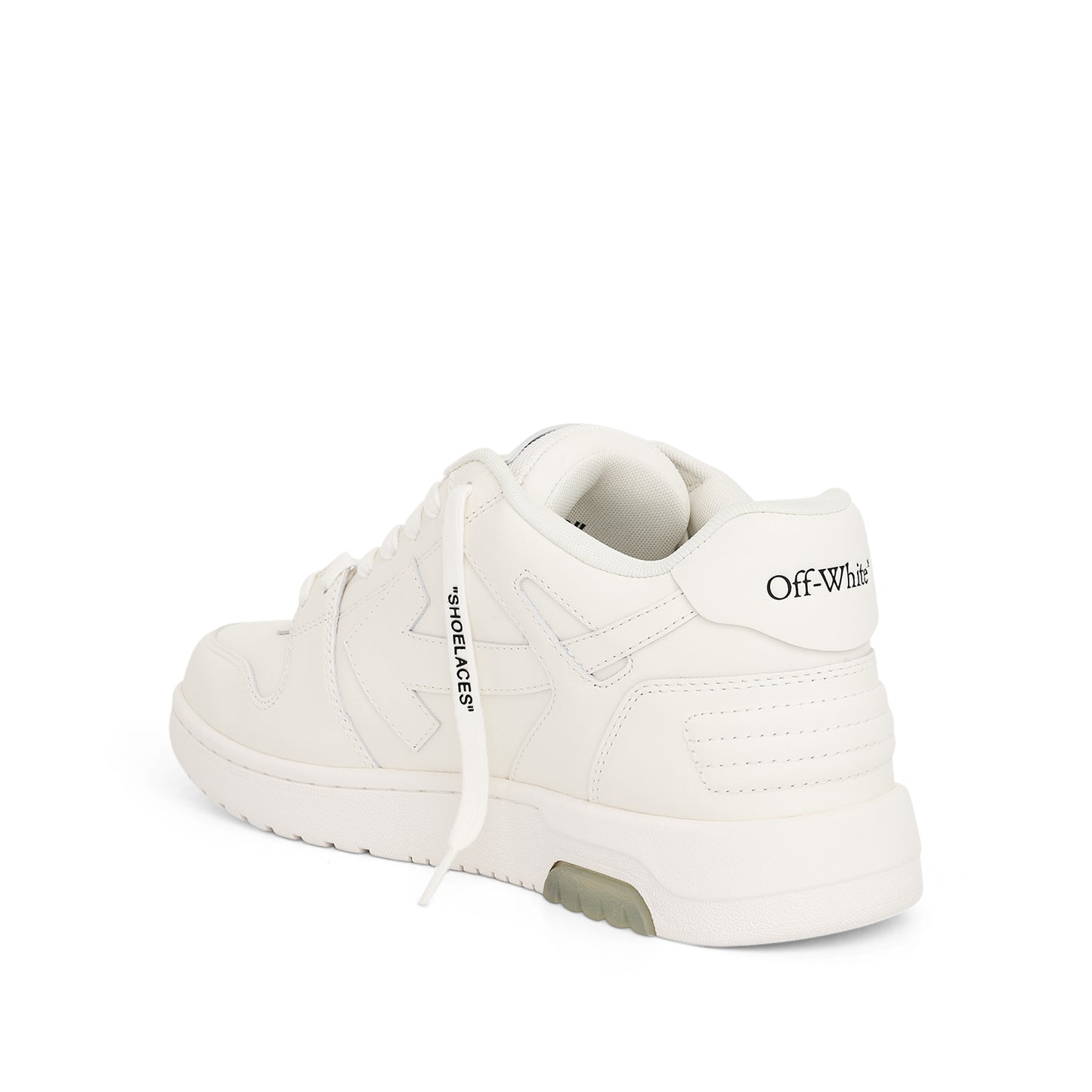 Out Of Office Leather Sneakers in White