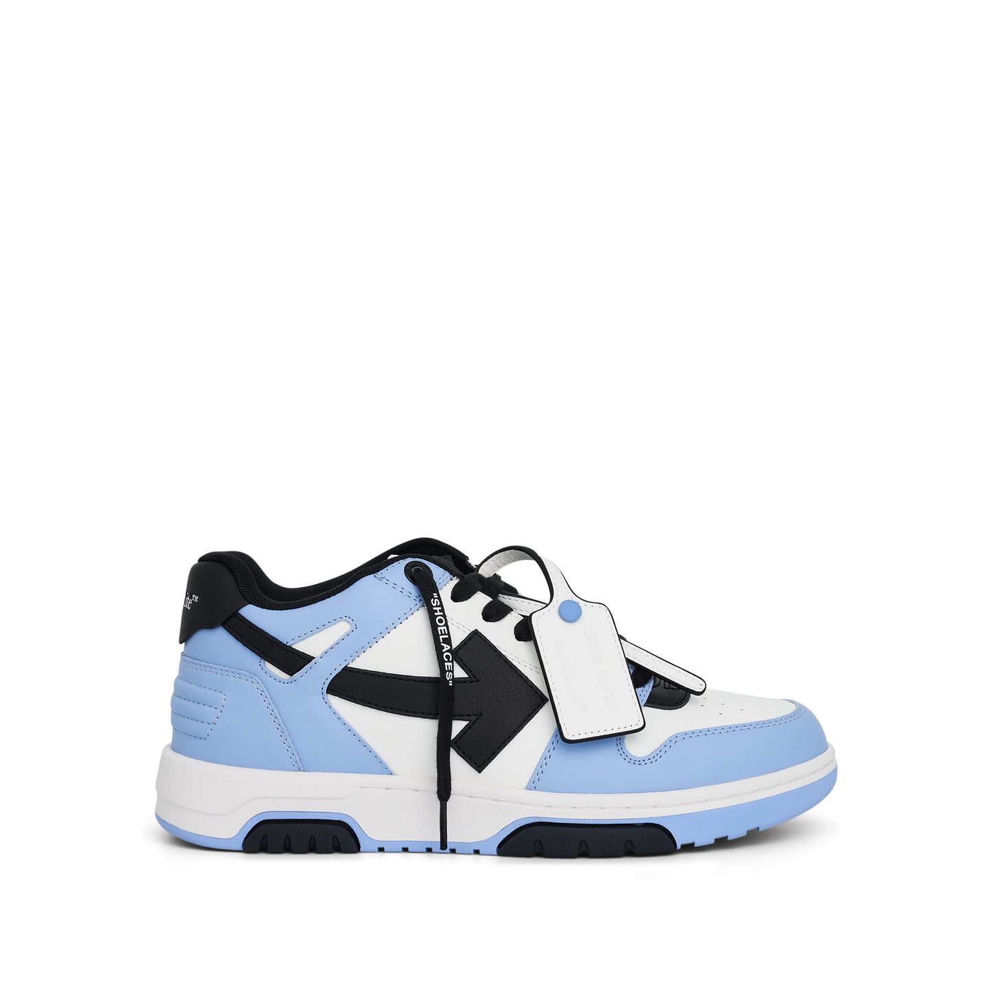 Out of Office Calf Leather Sneaker in Light Blue