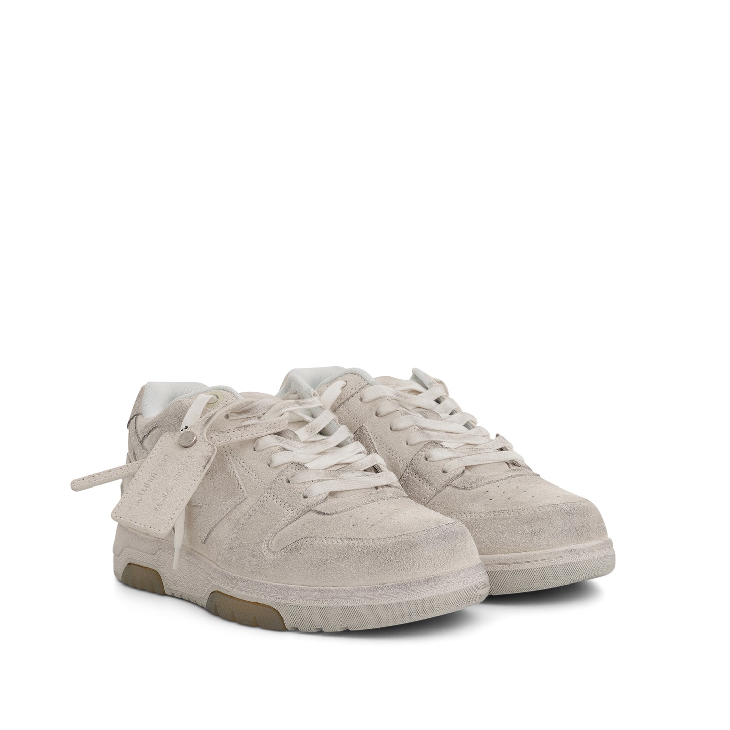 Out Of Office Vintage Suede Sneaker in White