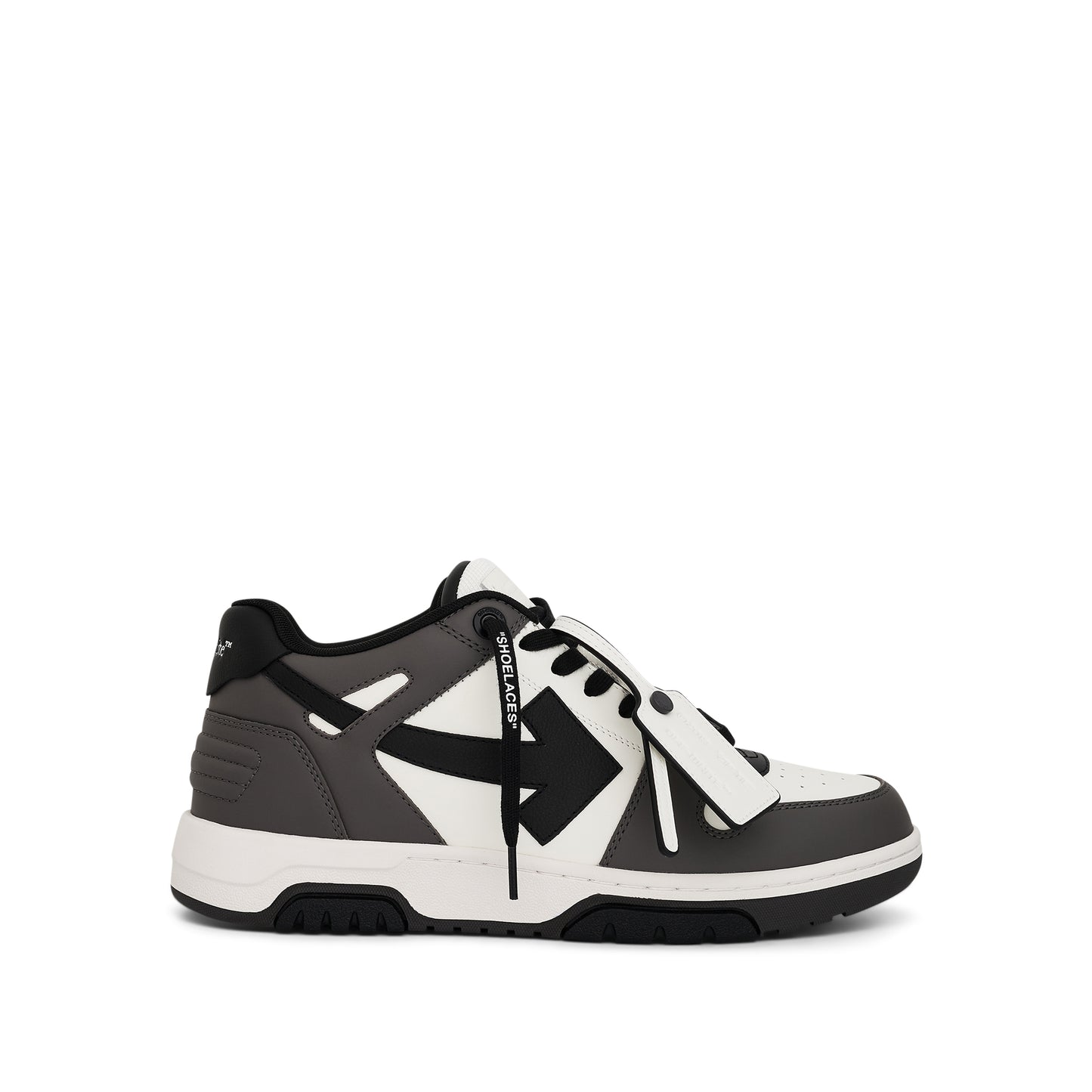 Out of Office Calf Leather Sneaker Dark Grey/Black