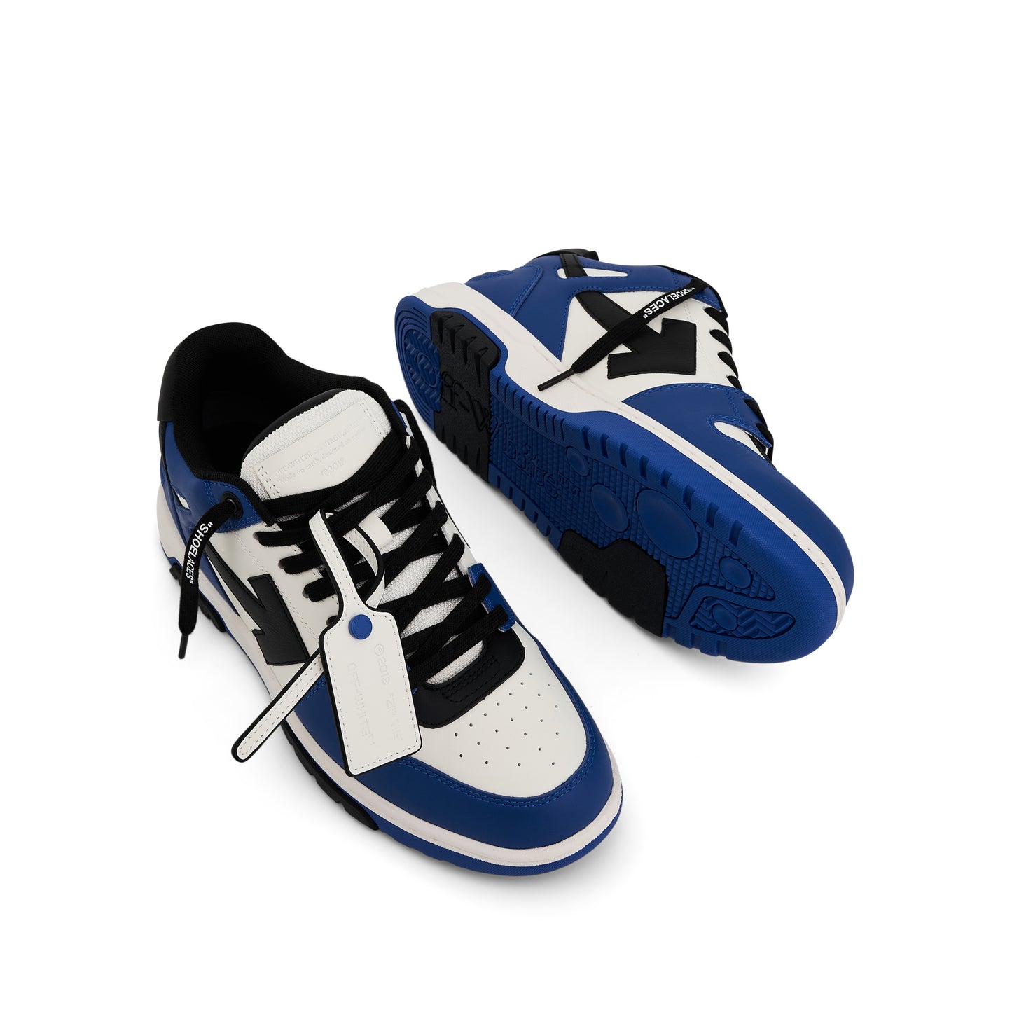 Out of Office Calf Leather Sneaker Navy Blue