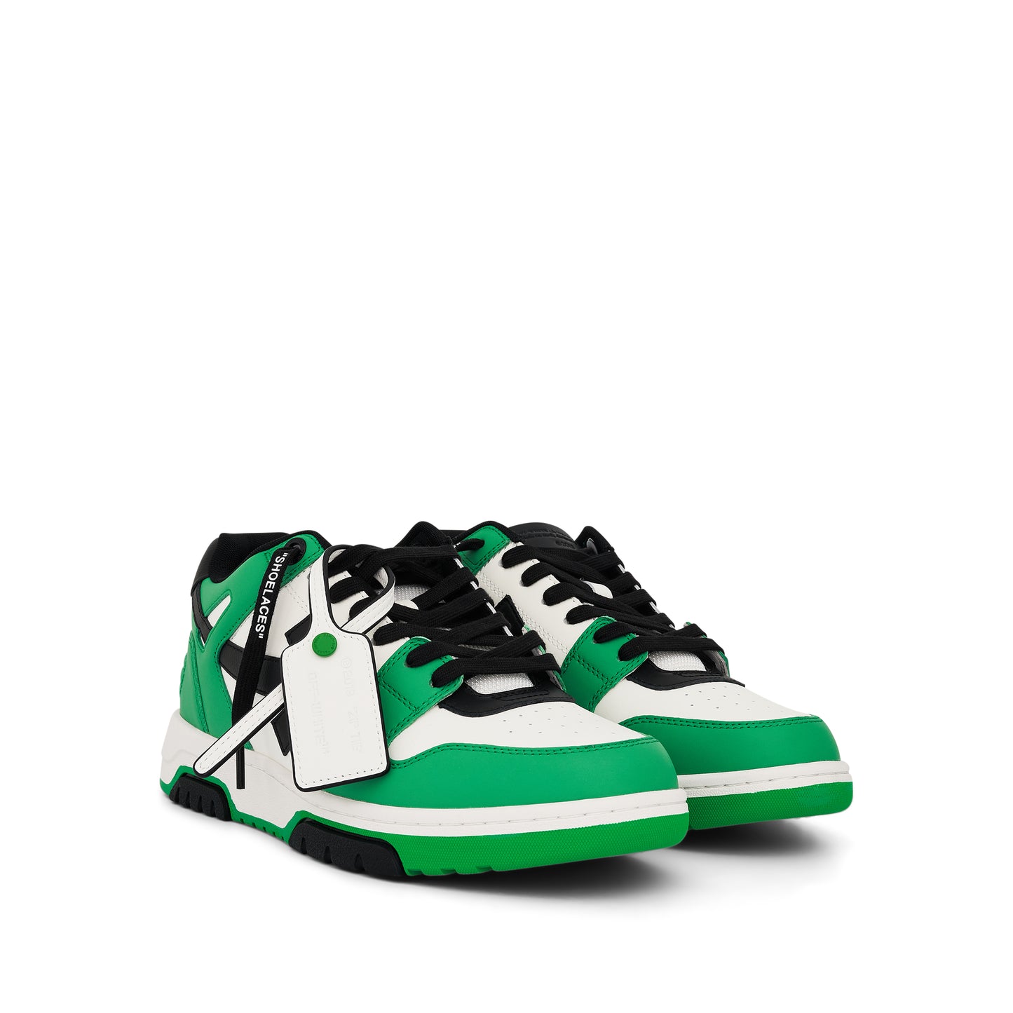 Out of Office Calf Leather Sneaker Green/Black