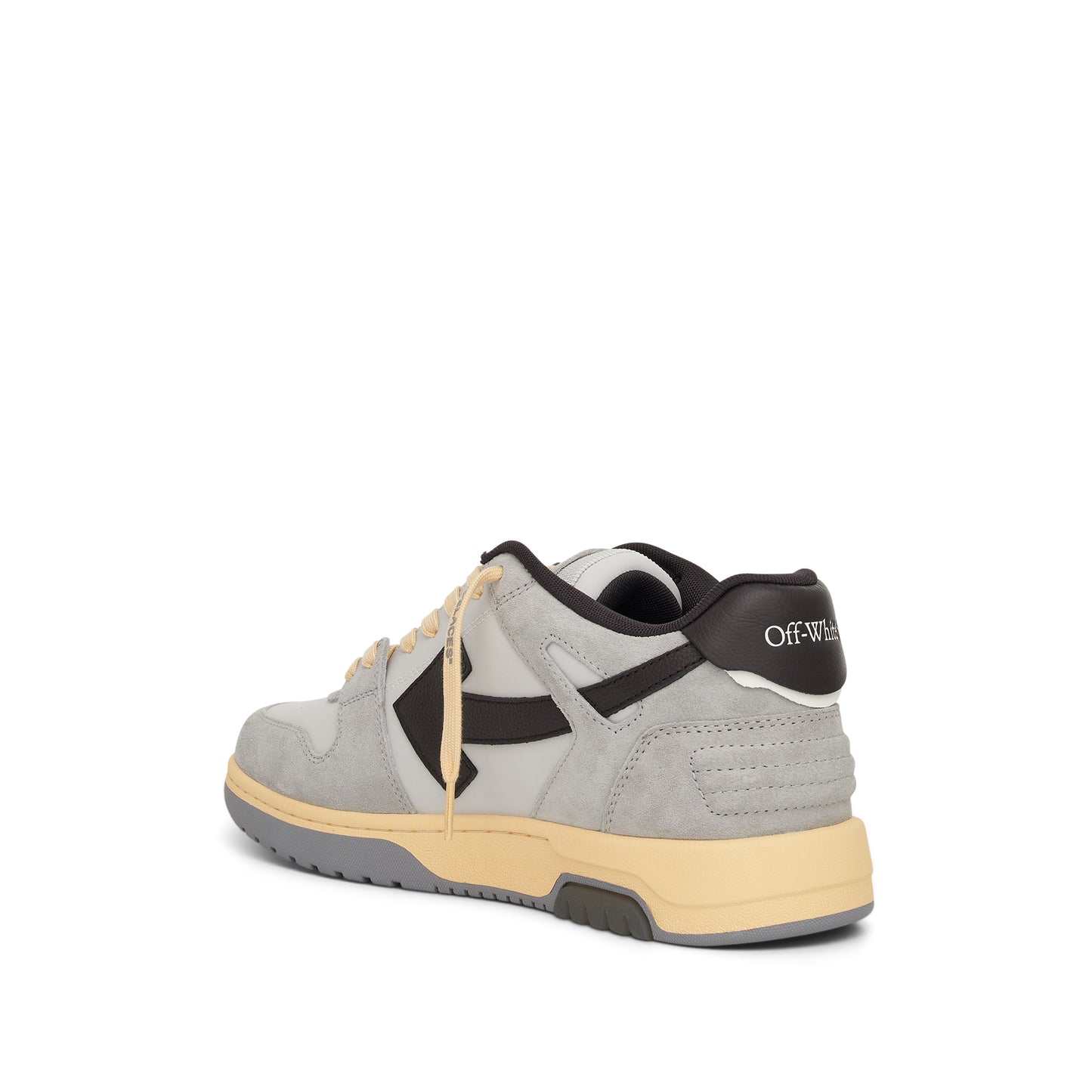 Out of Office Calf Leather Suede Sneaker in Light Grey