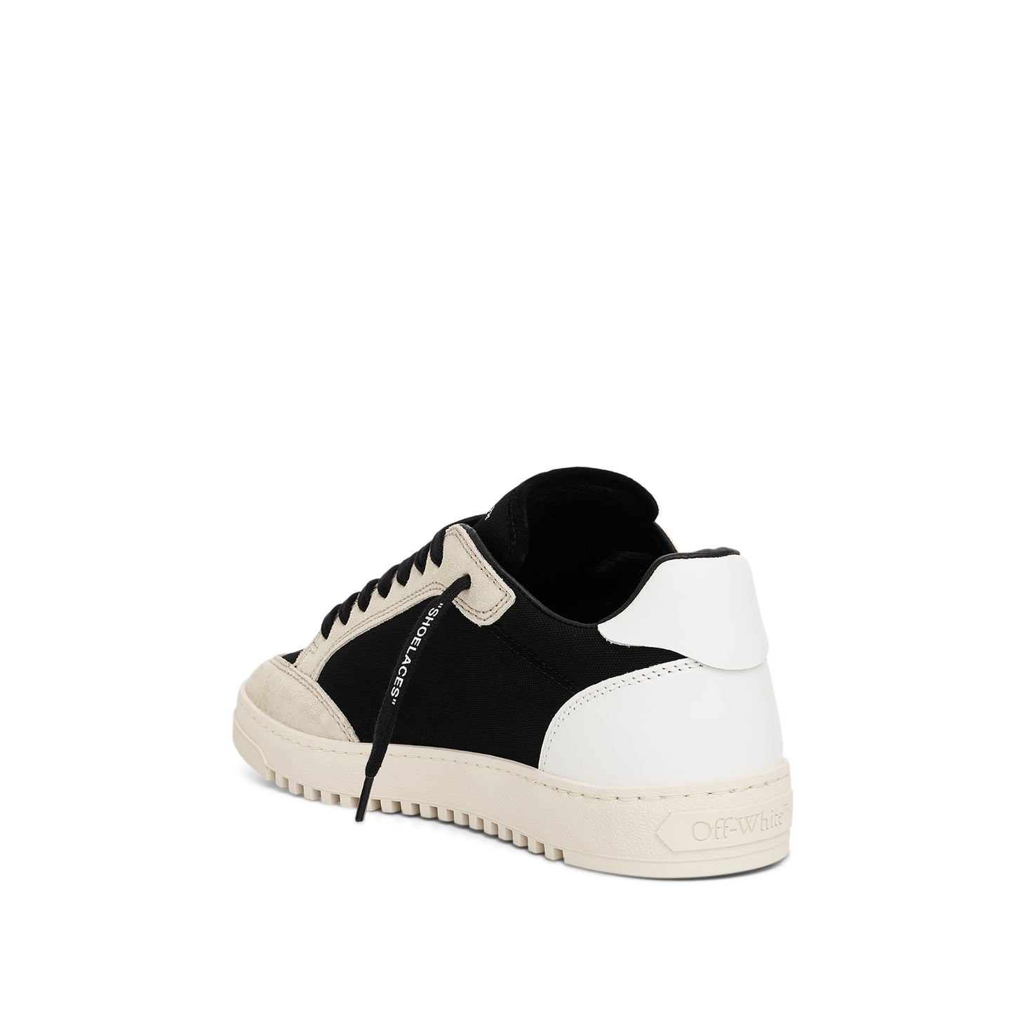 5.0 Off Court Suede/Canvas Sneaker in Black