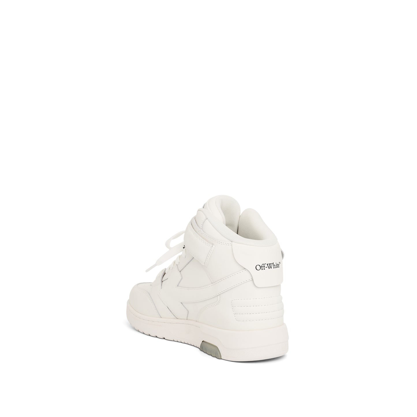 Out of Office Mid Top Leather Sneaker In Colour White