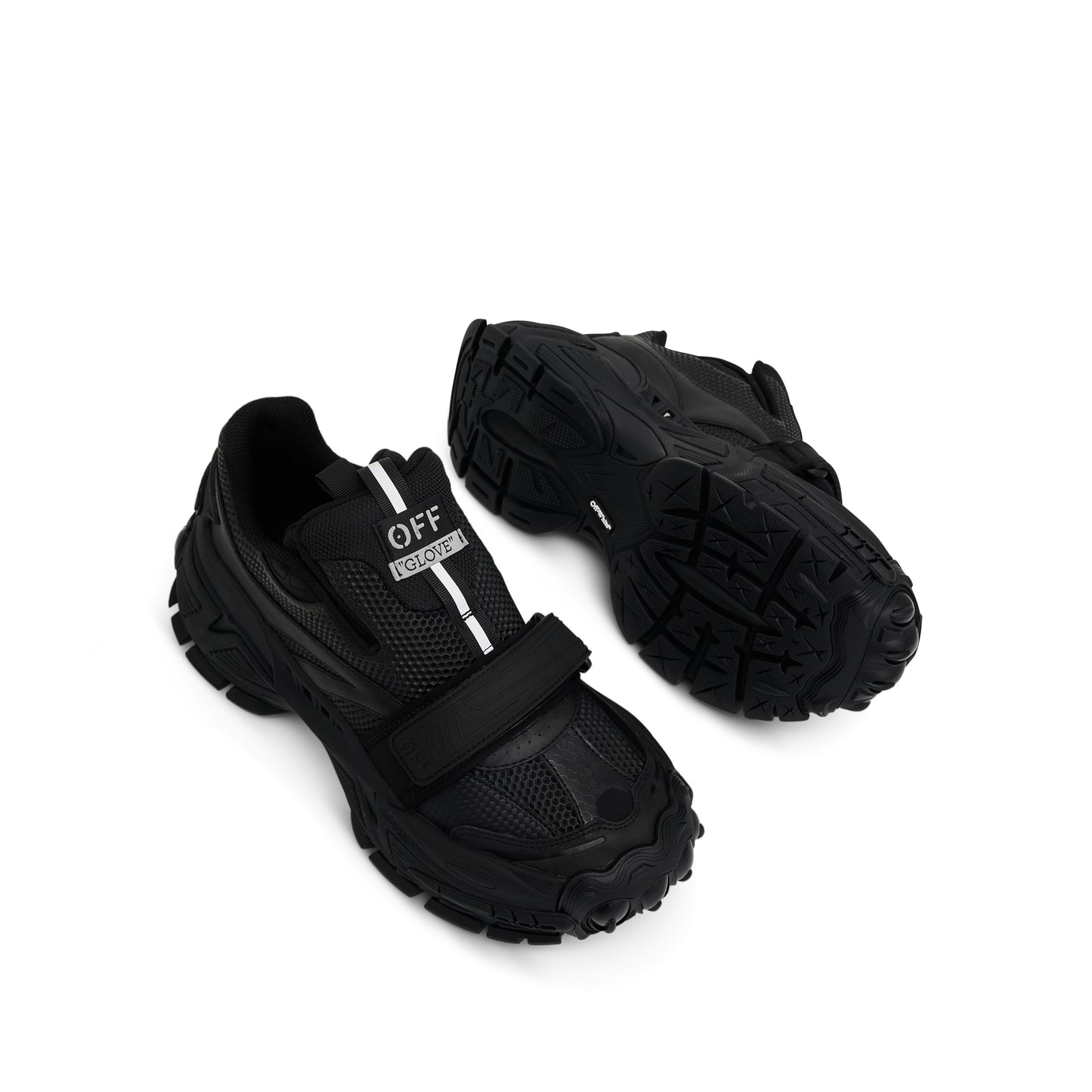 Men Glove Slip On Sneaker in Black