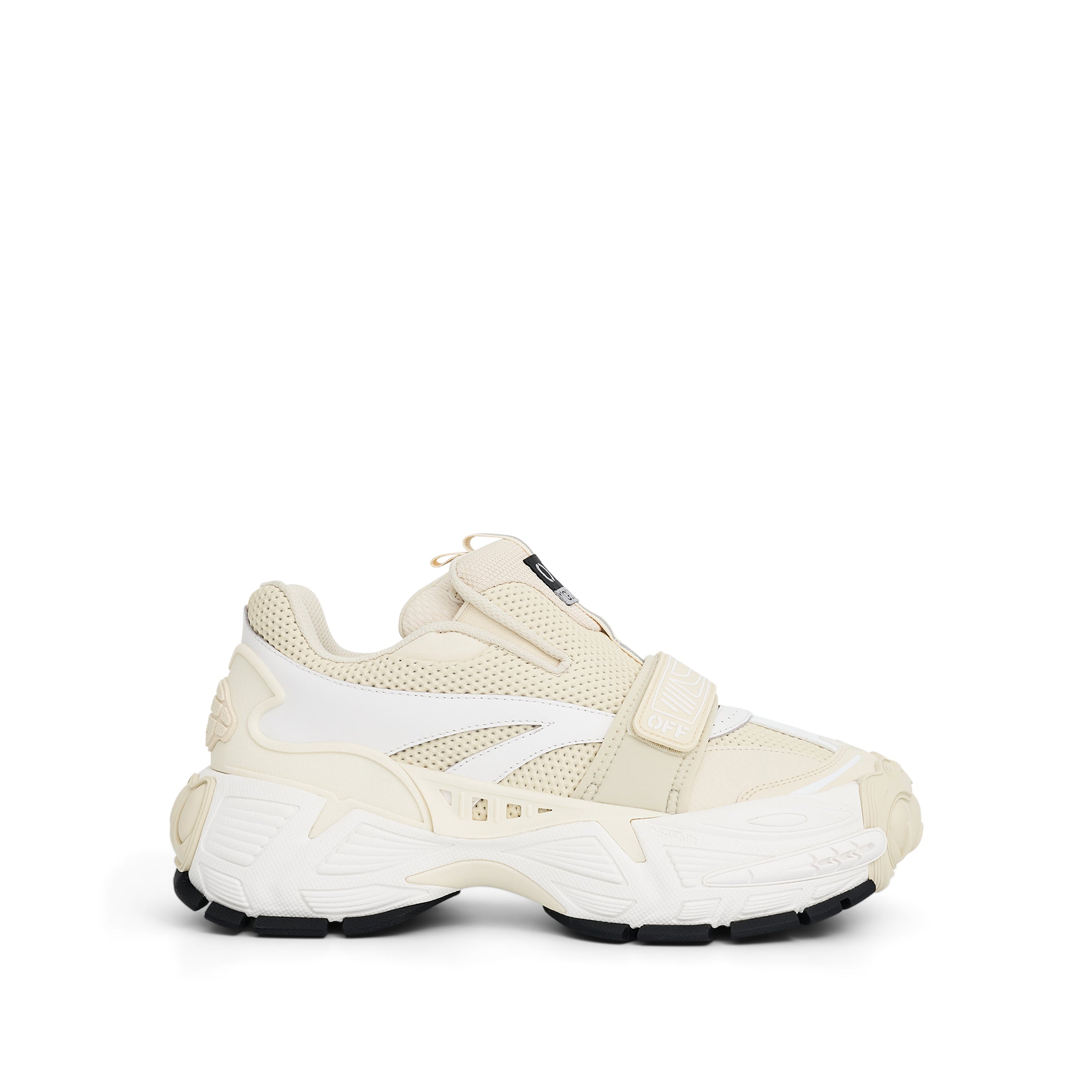 Glove Slip On Sneaker in White/Beige