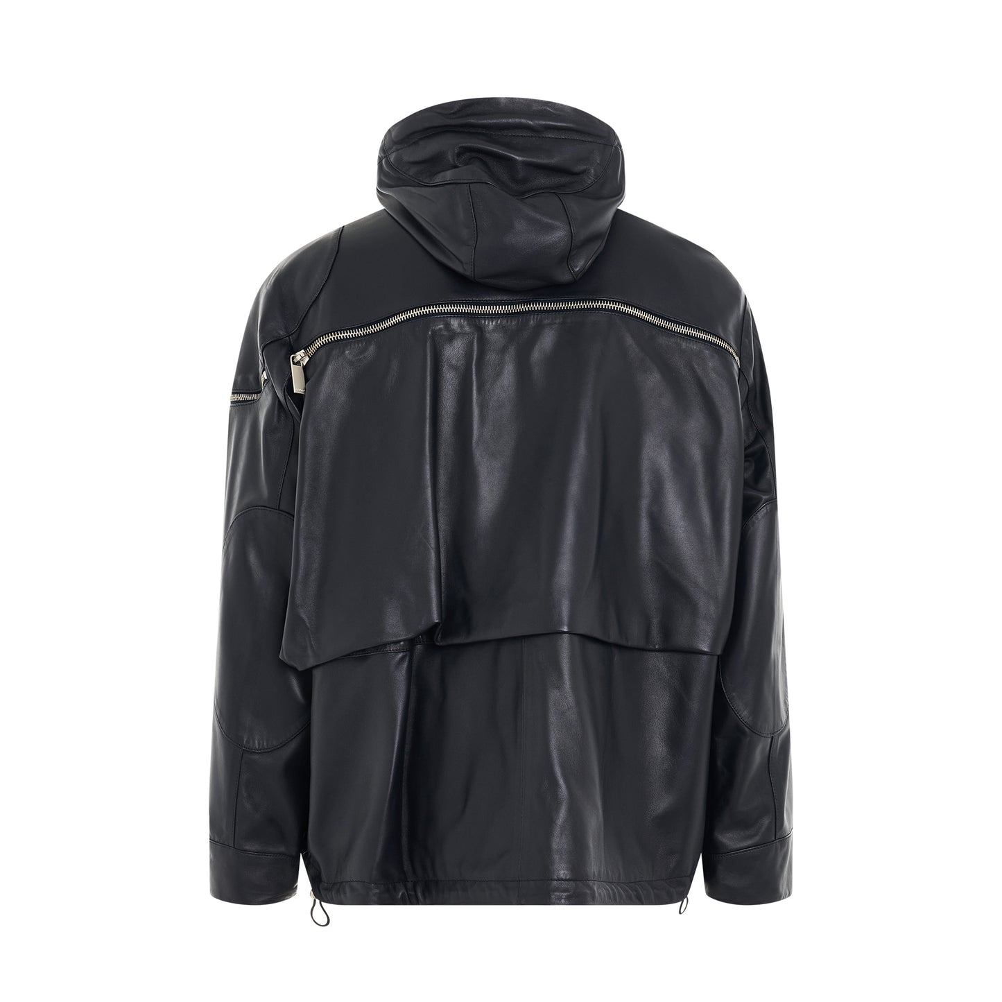 Arrow Multipocket Zip Leather Jacket