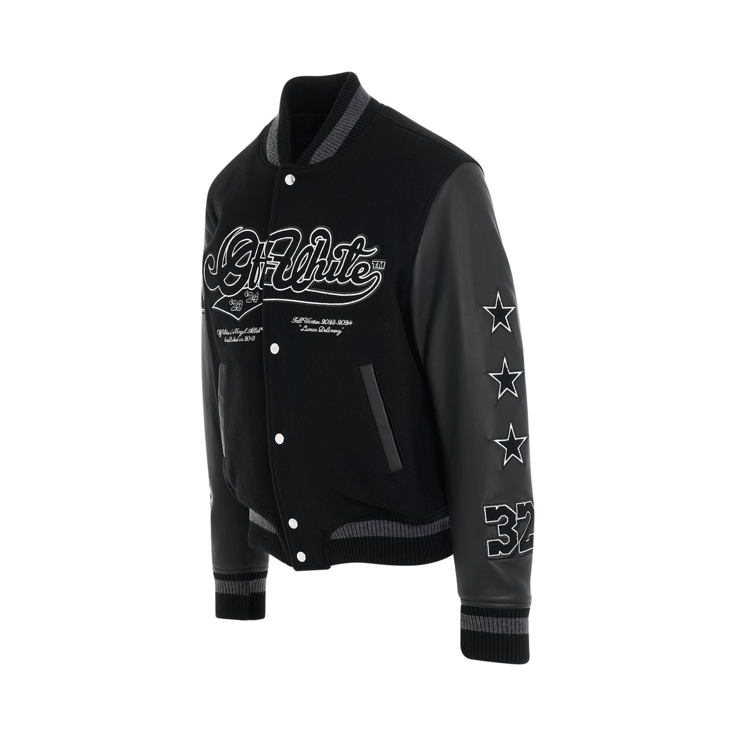 Tyre Moon Varsity Leather Jacket