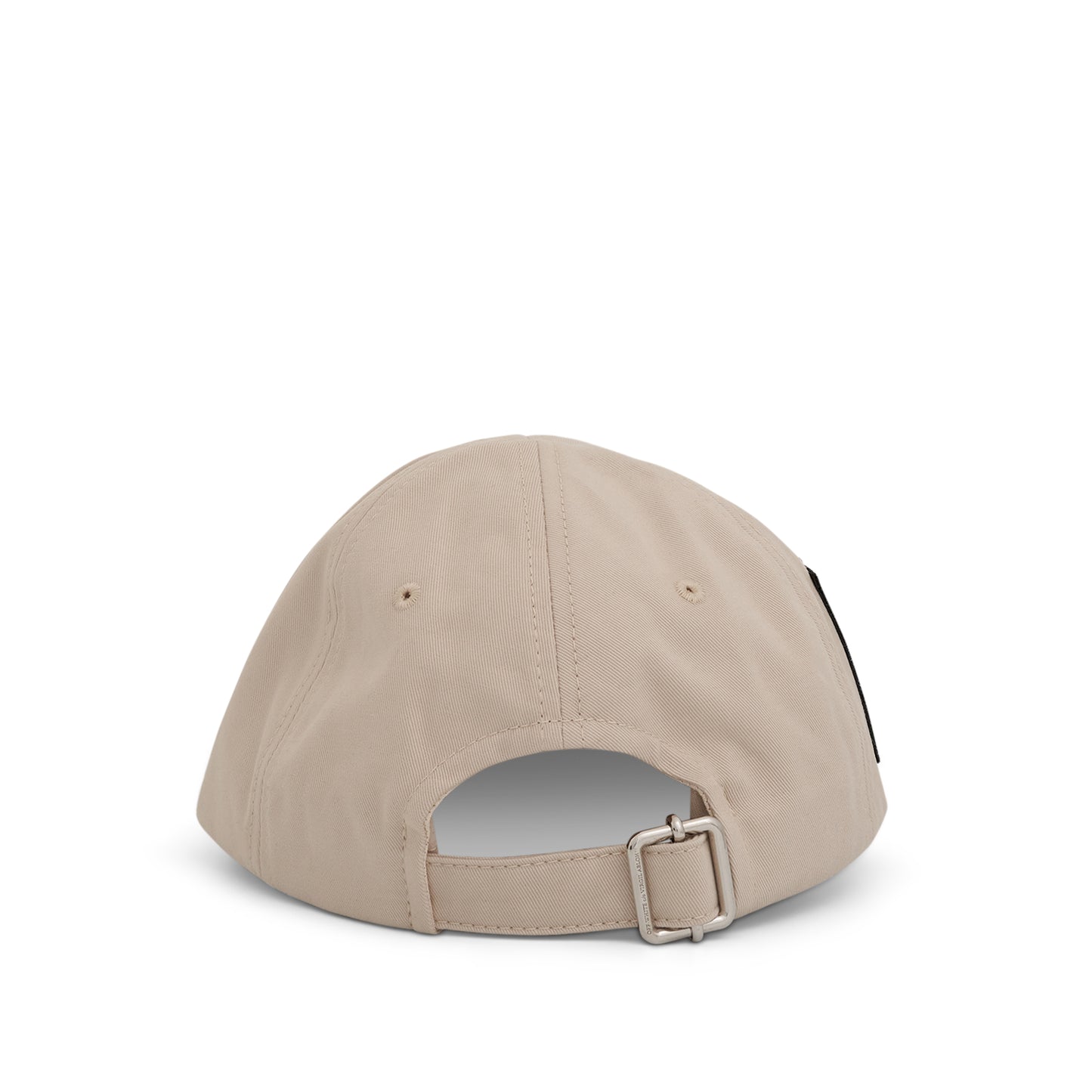 Wave Tag Baseball Cap in White