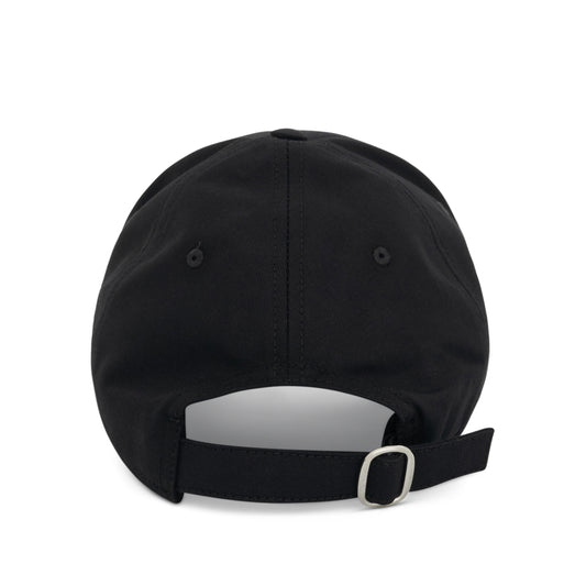 Off Stamp Drill Baseball Cap in Black