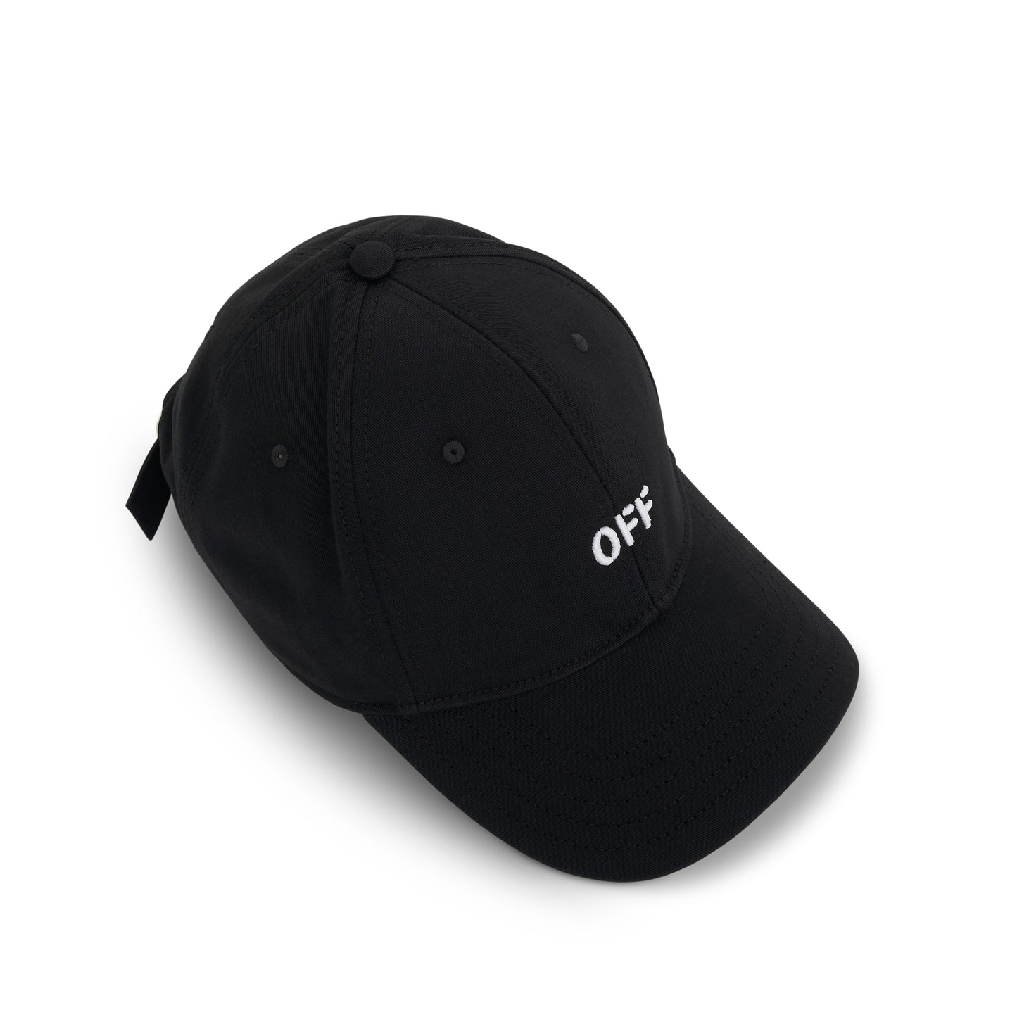 Off Stamp Drill Baseball Cap in Black